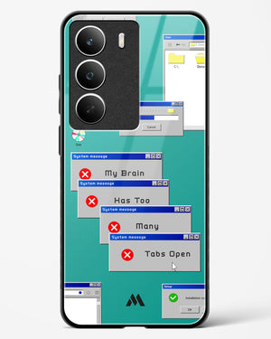 Too Many Open Tabs Glass Case Phone Cover (Realme)