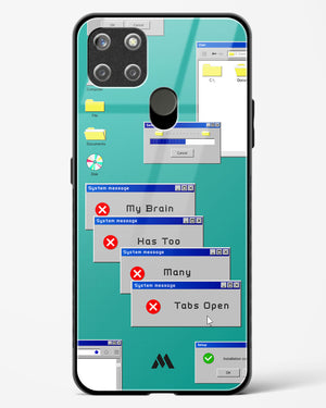 Too Many Open Tabs Glass Case Phone Cover (Realme)