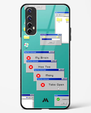 Too Many Open Tabs Glass Case Phone Cover (Realme)