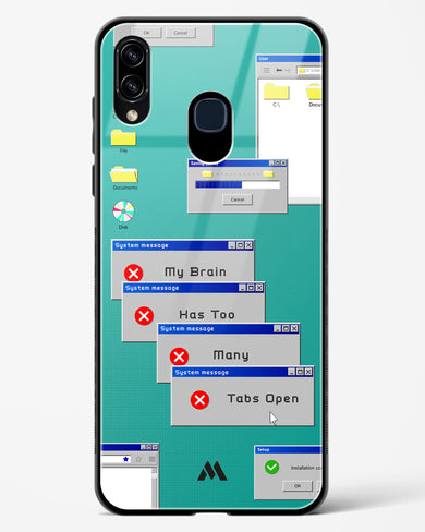Too Many Open Tabs Glass Case Phone Cover-(Samsung)