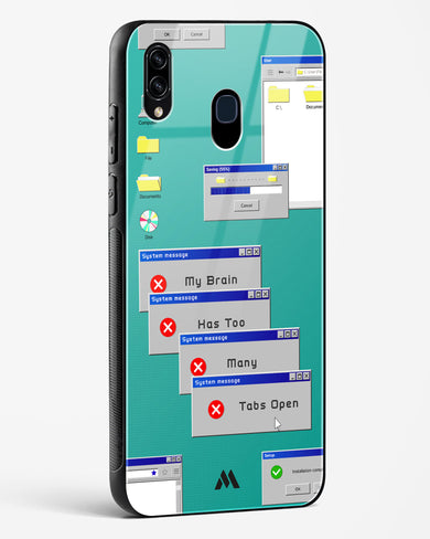 Too Many Open Tabs Glass Case Phone Cover-(Samsung)