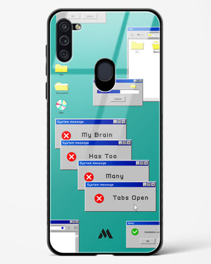 Too Many Open Tabs Glass Case Phone Cover-(Samsung)