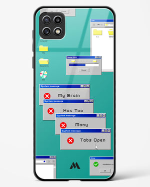 Too Many Open Tabs Glass Case Phone Cover-(Samsung)