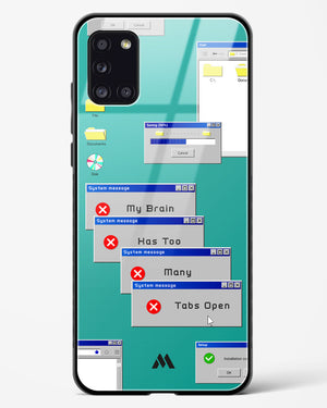 Too Many Open Tabs Glass Case Phone Cover (Samsung)