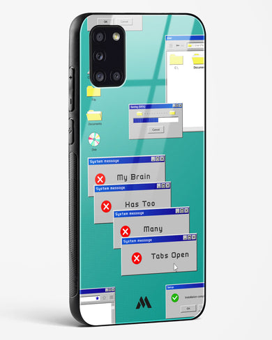 Too Many Open Tabs Glass Case Phone Cover (Samsung)