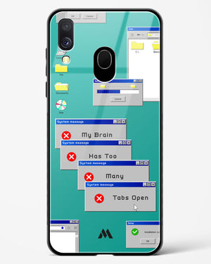 Too Many Open Tabs Glass Case Phone Cover (Samsung)