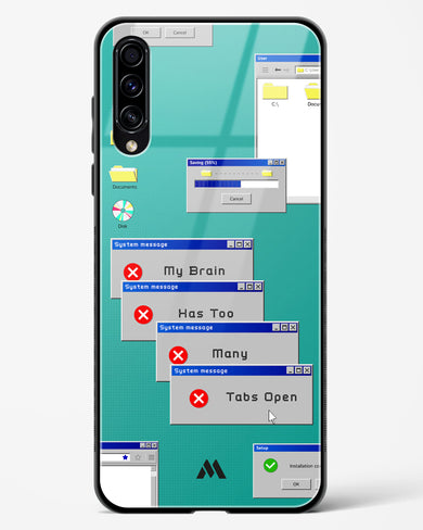 Too Many Open Tabs Glass Case Phone Cover (Samsung)