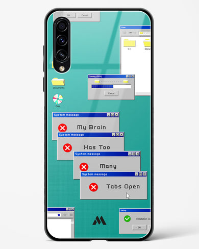Too Many Open Tabs Glass Case Phone Cover-(Samsung)