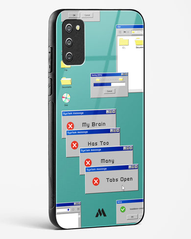 Too Many Open Tabs Glass Case Phone Cover (Samsung)