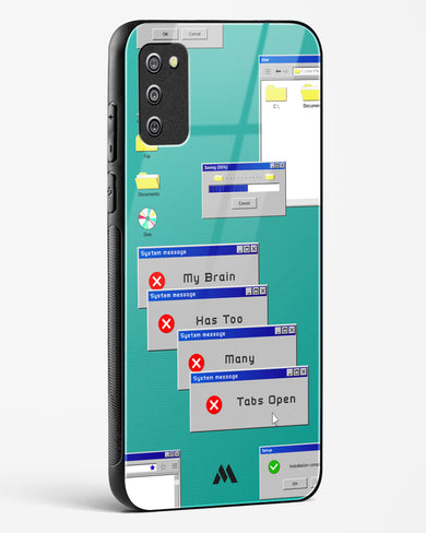 Too Many Open Tabs Glass Case Phone Cover-(Samsung)