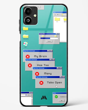 Too Many Open Tabs Glass Case Phone Cover-(Samsung)