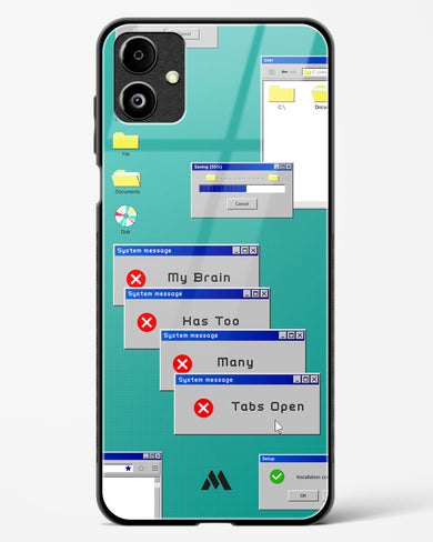 Too Many Open Tabs Glass Case Phone Cover-(Samsung)