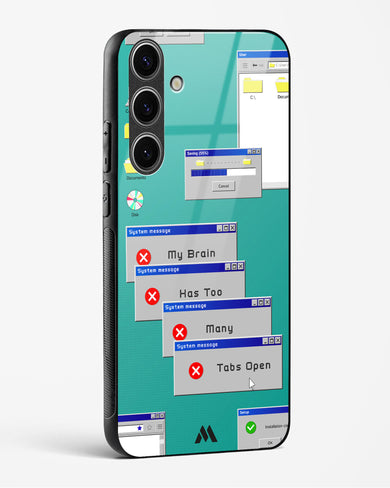 Too Many Open Tabs Glass Case Phone Cover-(Samsung)
