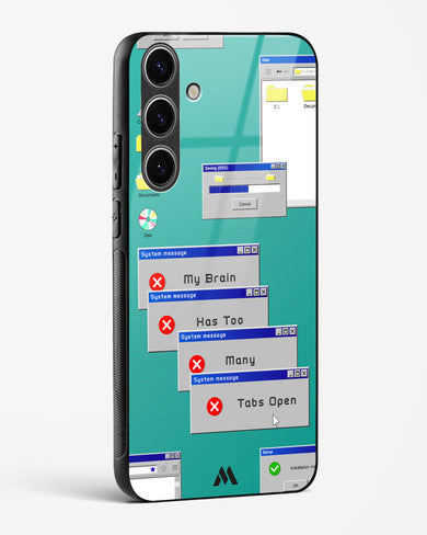 Too Many Open Tabs Glass Case Phone Cover (Samsung)