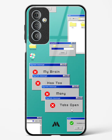 Too Many Open Tabs Glass Case Phone Cover (Samsung)