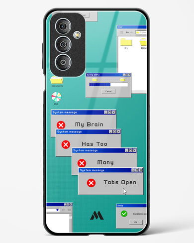 Too Many Open Tabs Glass Case Phone Cover-(Samsung)