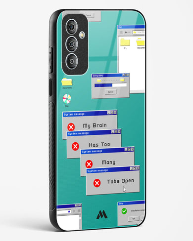 Too Many Open Tabs Glass Case Phone Cover-(Samsung)