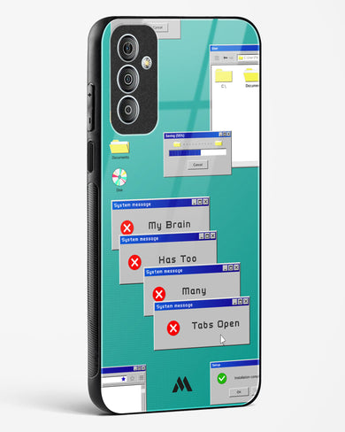 Too Many Open Tabs Glass Case Phone Cover (Samsung)
