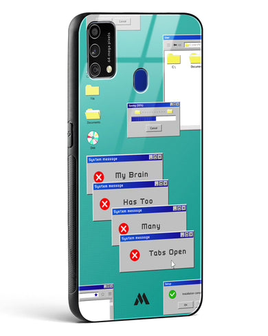 Too Many Open Tabs Glass Case Phone Cover (Samsung)