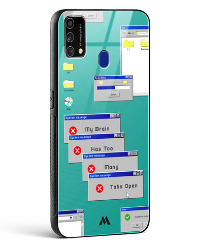 Too Many Open Tabs Glass Case Phone Cover-(Samsung)
