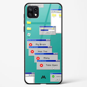 Too Many Open Tabs Glass Case Phone Cover (Samsung)