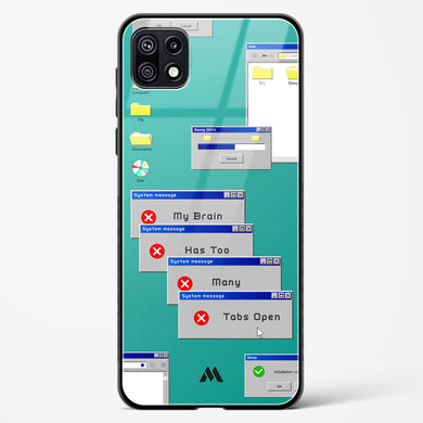 Too Many Open Tabs Glass Case Phone Cover (Samsung)