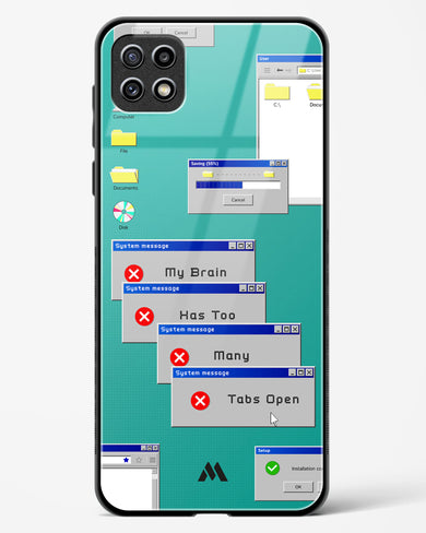 Too Many Open Tabs Glass Case Phone Cover (Samsung)