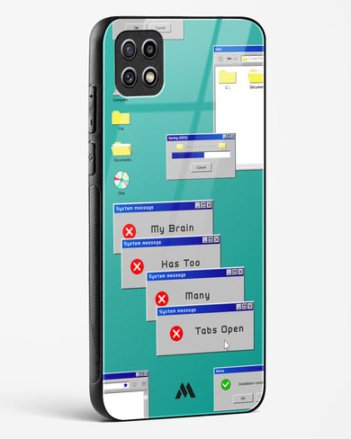 Too Many Open Tabs Glass Case Phone Cover (Samsung)