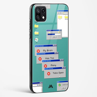 Too Many Open Tabs Glass Case Phone Cover (Samsung)