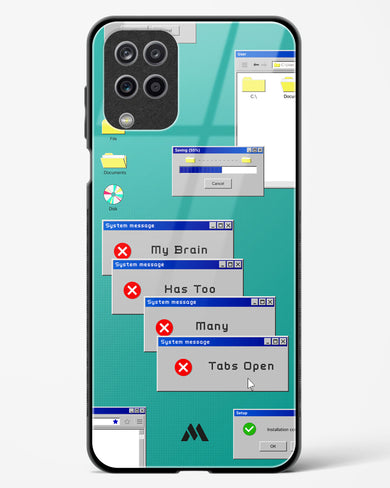 Too Many Open Tabs Glass Case Phone Cover (Samsung)