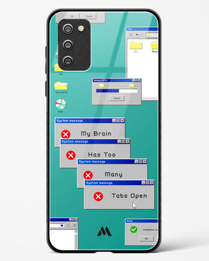 Too Many Open Tabs Glass Case Phone Cover (Samsung)