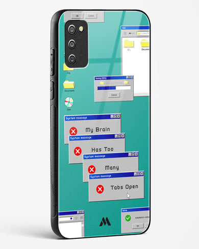Too Many Open Tabs Glass Case Phone Cover (Samsung)