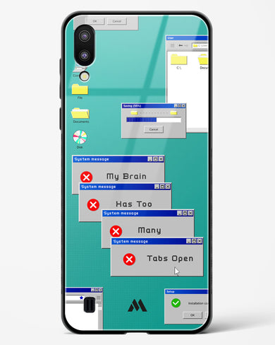 Too Many Open Tabs Glass Case Phone Cover-(Samsung)