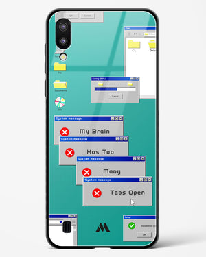 Too Many Open Tabs Glass Case Phone Cover (Samsung)