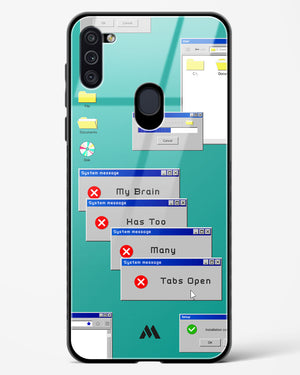 Too Many Open Tabs Glass Case Phone Cover (Samsung)
