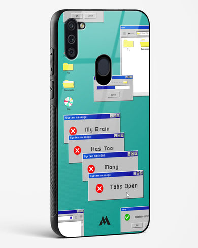 Too Many Open Tabs Glass Case Phone Cover (Samsung)