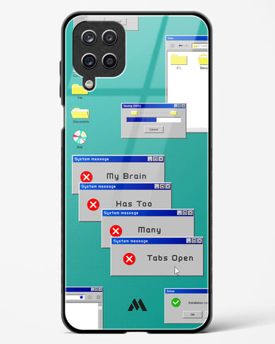 Too Many Open Tabs Glass Case Phone Cover (Samsung)