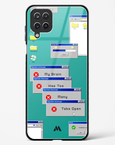 Too Many Open Tabs Glass Case Phone Cover-(Samsung)