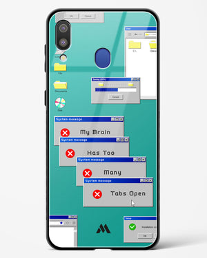 Too Many Open Tabs Glass Case Phone Cover (Samsung)