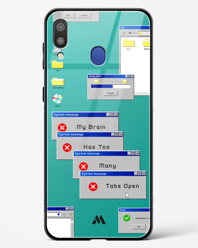 Too Many Open Tabs Glass Case Phone Cover-(Samsung)