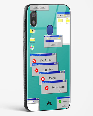 Too Many Open Tabs Glass Case Phone Cover (Samsung)