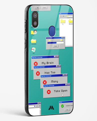 Too Many Open Tabs Glass Case Phone Cover-(Samsung)