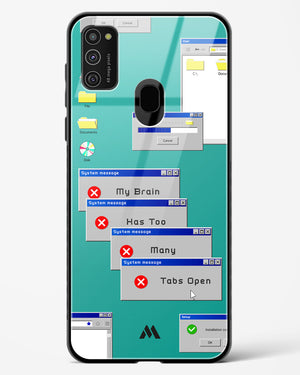 Too Many Open Tabs Glass Case Phone Cover (Samsung)
