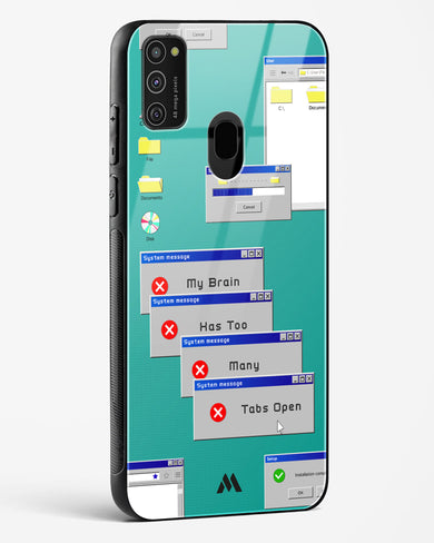 Too Many Open Tabs Glass Case Phone Cover (Samsung)