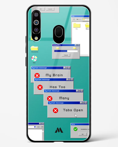 Too Many Open Tabs Glass Case Phone Cover (Samsung)