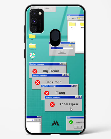 Too Many Open Tabs Glass Case Phone Cover (Samsung)