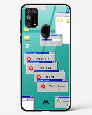 Too Many Open Tabs Glass Case Phone Cover-(Samsung)