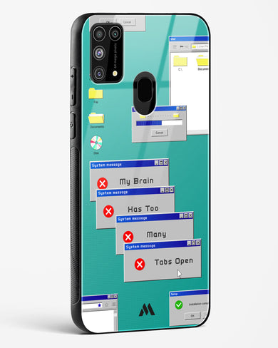 Too Many Open Tabs Glass Case Phone Cover (Samsung)