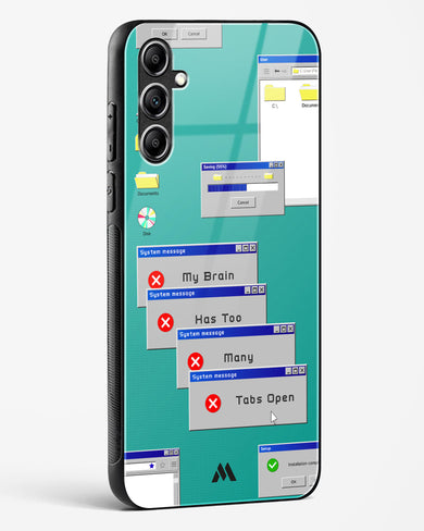 Too Many Open Tabs Glass Case Phone Cover (Samsung)