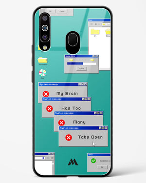 Too Many Open Tabs Glass Case Phone Cover-(Samsung)